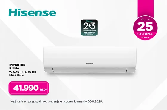 hisense klima avgust