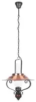 RABALUX Enna Visilica E27 60W  crno-bakar