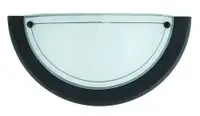 RABALUX Ufo zidna lampa D31 E27 60W crno opal