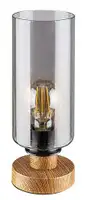 RABALUX Tanno, hrastova metalna stona lampa , E27 1x25W IP20