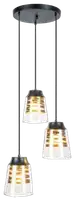RABALUX Zenaida,visilica E27 3x60W,m.