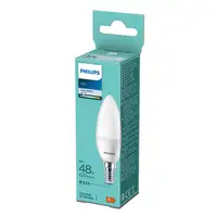 PHILIPS 6W(48W) B35 E14 CW FR ND 1PF/12