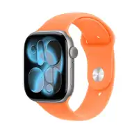 APPLE Watch 46mm Sport Band: Clementine Sport Band - M/L (SEASONAL) mhyl4zm/a