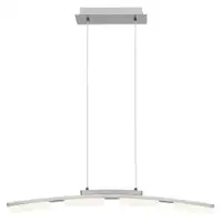 RABALUX Eucalyptus, LED visilica, 20W, 3000K, dimabilna touch, hrom