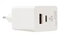 S-BOX HC 45, USB-A, USB-C, 45W GAN Home Charger