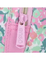 ENSO FLEUR zenski neseser sa 3 pregrade roze plava