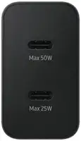 SAMSUNG 50W Power Adapter Duo 2x Type-C 50W Black EP-T5020-XBE