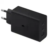 SAMSUNG 65W Power Adapter 2x Type-C + USB-A Black EP-T6530-NBE