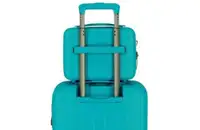 MOVOM WOOD ABS Beauty case tirkizna