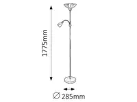 RABALUX Harmony lux Podna lampa sa citacem E27 100W+E14 40W