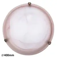 RABALUX Alabastro plafonjeraD40 E27 2x60Wtbco/bronza