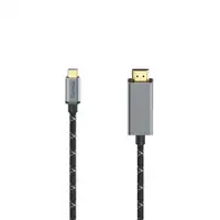 HAMA video kabl USB-C na HDMI, 4K, 1.50m, alu