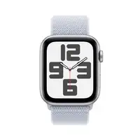 APPLE Watch SE2 v3 GPS 44mm Silver Alu Case with Blue Cloud Sport Loop mxet3qv/a