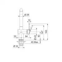FRANKE-IT ACTIVE L CRNA MAT 115.0653.371