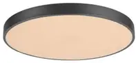 RABALUX Tesia, plafonjera,mat crna,LED 36W 2600lm 3000K 40cm