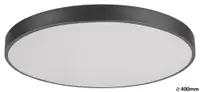 RABALUX Tesia, plafonjera,mat crna,LED 36W 2600lm 3000K 40cm