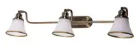 RABALUX Grando zidna lampa E14 3x40W bronza/belo
