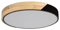 RABALUX Maple, plafonjera,mat crna, LED 24W 1760lm 4000K 42cm