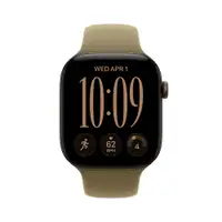 APPLE Watch S12 Cellular 42mm Dark Bronze Aluminium Case with Olive Sport Band - S/M mjg44wf/a