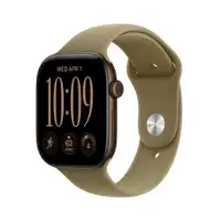 APPLE Watch S12 Cellular 42mm Dark Bronze Aluminium Case with Olive Sport Band - S/M mjg44wf/a