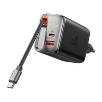 MCDODO CH-4100 67W 1C+1A GaN USB-C kabl na izvlacenje, 65cm