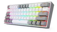 REDRAGON Fizz Pro White/Grey K616 RGB Wireless/Wired Mechanical Gaming Keyboard
