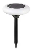RABALUX Haiti spoljna solarna lampa plastika crna sa mlecnim 0,5W