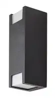 RABALUX Cernon, spoljna zidna 2xGU10, aluminium crna, dimenzije: 7,5xH21cm, IP44