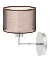 RABALUX Anastasia zidna lampaE27 max 60W hrom/braon