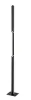 RABALUX Sindri, podna crna LED 33W, 3000-4000K, dimabilna, visina 132cm