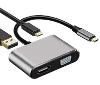 LINKOM Tip C na HDMI4K+VGA