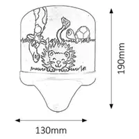 RABALUX Leon zidna lampa E14 7W