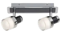 RABALUX Harold,kupatilska,LED10W,IP44,chrom/crna/opal