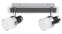 RABALUX Harold,kupatilska,LED10W,IP44,chrom/crna/opal