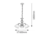RABALUX Beckworth luster E14 3x40W bronza