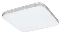 RABALUX Oscar2, LED 18W, 1350lm, 4000K, D33cm, zvezdani efekat, srebrni prsten