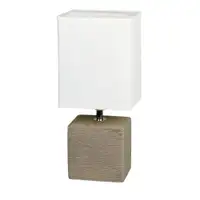 RABALUX Orlando keramicka stona lampa E14 40W braon