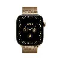 APPLE Watch S12 Cellular 42mm Radiant Gold Titanium Case with Radiant Gold Milanese Loop mjgl4wf/a