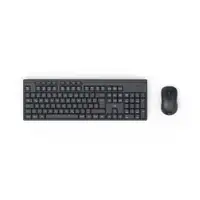 HAMA WKM-200 bezicna tastatura i mis, US, crna