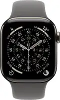 APPLE Watch S11 Cellular 42mm Natural Titanium Case with Stone Grey Sport Band - S/M mf8m4rk/a