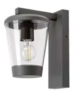 RABALUX Savano spoljna zidna lampa tamno siva aluminijumska E27 40W