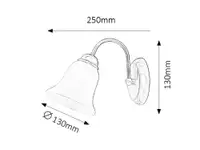 RABALUX Francesca zidna lampa E14 40W