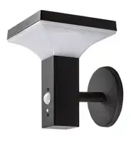 RABALUX Geleen, solarna spoljna zidna lampa, crna od nerdajuceg celika IP44, LED 4W, 400lm, 3000K