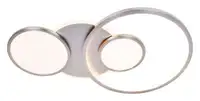 RABALUX Fulvia, LED plafonjera, 50W, 3000K, saten hrom metal