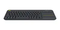 LOGITECH K400 PLUS Wireless Touchpad Black YU 920-008385