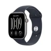 APPLE Watch S12 GPS 46mm Space Grey Aluminium Case with Navy Blue Sport Band - S/M mjeh4wf/a