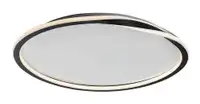 RABALUX Mathiola, LED plafonjera crna 40W, 2200lm, 4000K, 56cm
