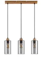 RABALUX Tanno, hrastova metalna visilica, E27 3x25W, IP21