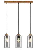 RABALUX Tanno, hrastova metalna visilica, E27 3x25W, IP21