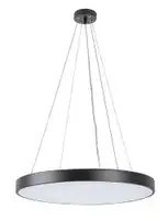 RABALUX Tesia plafonjera crna 60W 3600lm, 3000+6000K, D60cm IP20